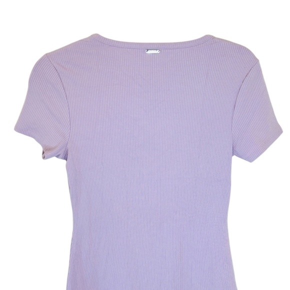 Guess Essentials SS Lana Dress Lilac Purple Lavender Sz Medium LIKE NEW - Picture 9 of 12